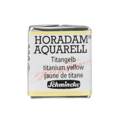 Schmincke Horadam akvarellfärg ½ kopp – Titanium yellow 206