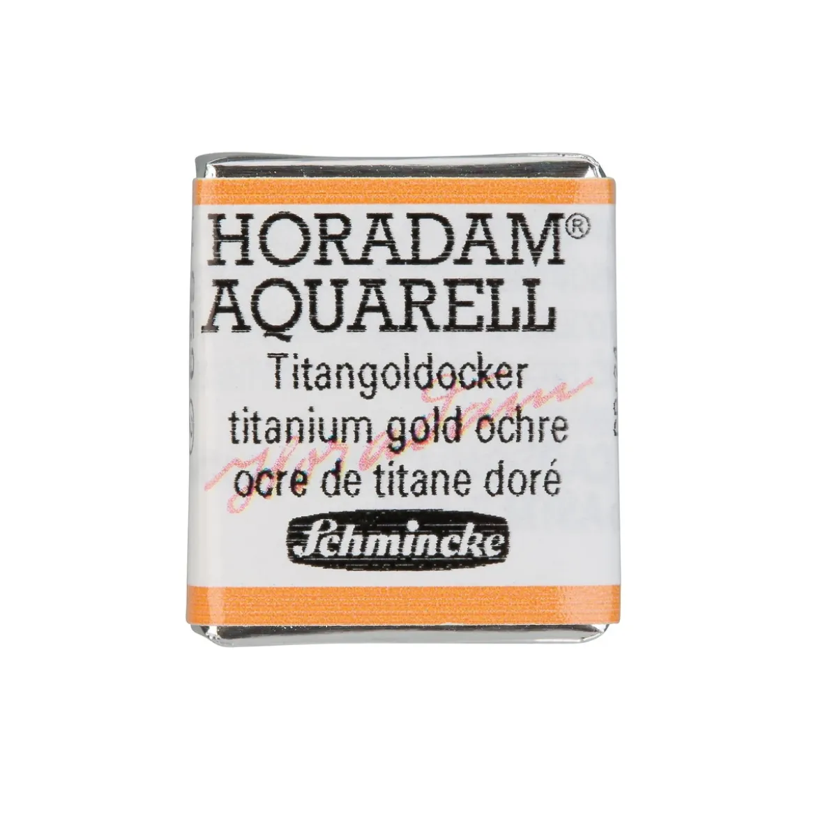 Schmincke Horadam akvarellfärg ½ kopp – Titanium gold ochre 659