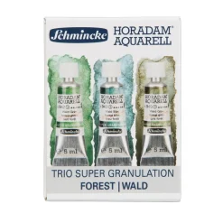 Schmincke Horadam Supergranulation akvarellfärg – 3×5 ml Forest Colours
