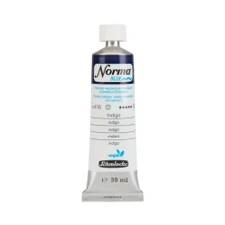 Schmincke Norma Blue vattenlöslig oljefärg 35 ml Indigo 21416