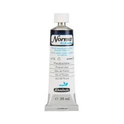 Schmincke Norma Blue vattenlöslig oljefärg 35 ml Prussian blue 21418