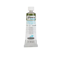 Schmincke Norma Blue vattenlöslig oljefärg 35 ml Olive green 21512