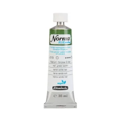 Schmincke Norma Blue vattenlöslig oljefärg 35 ml Natural green earth 21519