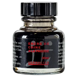 Sennelier Ink A La pagode, svart tusch / bläck 30 ml