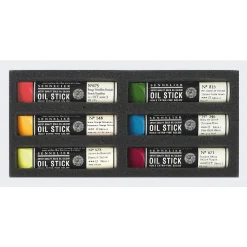 Sennelier Oil Stick Mini Bicoloured Apple, 6-pack oljefärgskritor à 12 ml