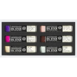 Sennelier Oil Stick Mini Light Tones Portrait, 6-pack oljefärgskritor à 12 ml