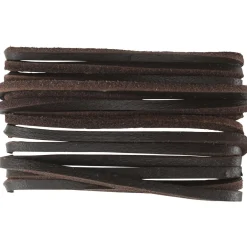 Skinnband 3x3 mm 2 m brun