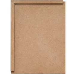 Skärunderlag för linoleum 30×40 cm, av spånplatta med gummifötter