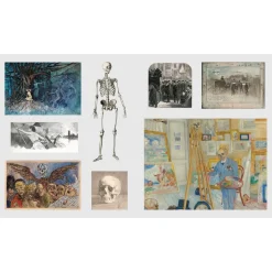Stickersbok Treasury of Ghosts & Dark Curiosities, 96 sidor med över 800 klistermärken!