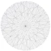 Stor rund canvas med tryckt motiv – diamantmönster, diameter 51 cm
