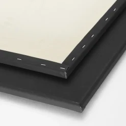 Svart Stretch Canvas 20x20 cm