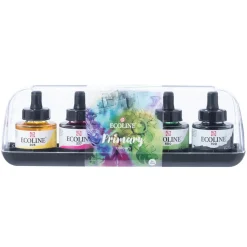 Talens Ecoline flytande vattenfärg - Primary 5 x 30 ml