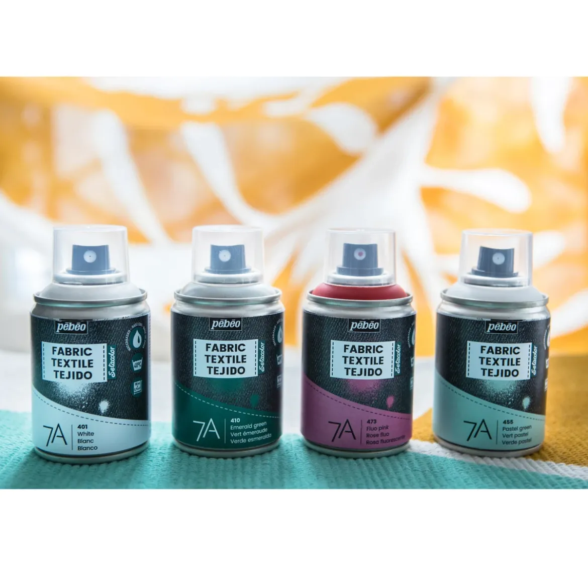 Textilspray 7A 100ml past.grön