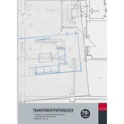Transparent A3-block 70g/m²