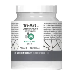Tri-Art Crackle Ground 500 ml, krackeleringsmedoum för akrylfärg