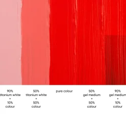 Tri-Art High Viscosity akrylfärg 60 ml C.P. Cadmium Red Light