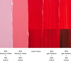 Tri-Art High Viscosity akrylfärg 60 ml Cadmium Red Medium Hue