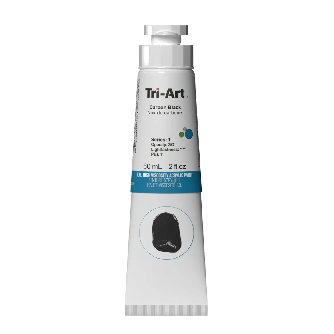 Tri-Art High Viscosity akrylfärg 60 ml Carbon Black