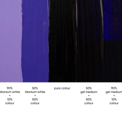 Tri-Art High Viscosity akrylfärg 60 ml Dioxazine Violet