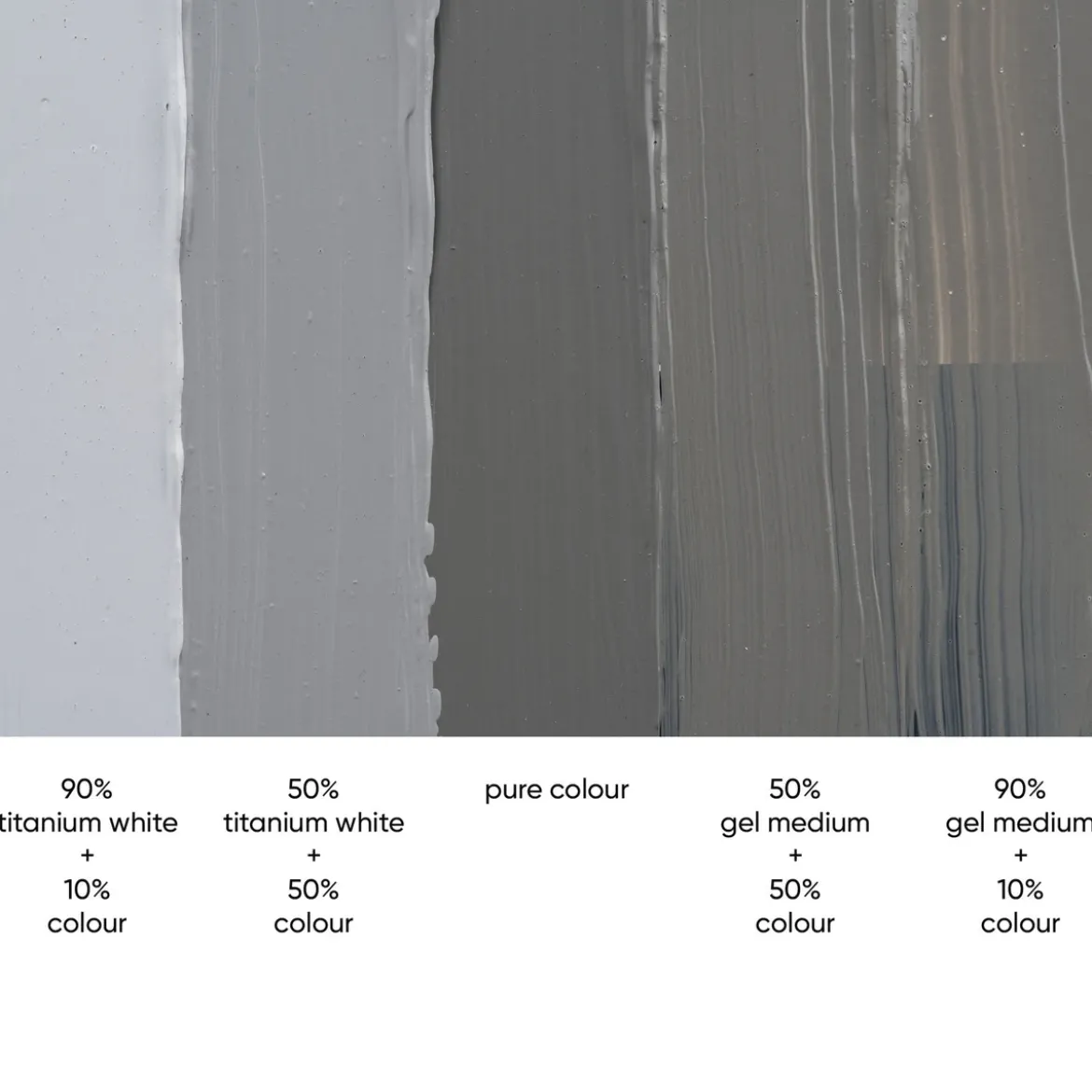 Tri-Art High Viscosity akrylfärg 60 ml Neutral Grey