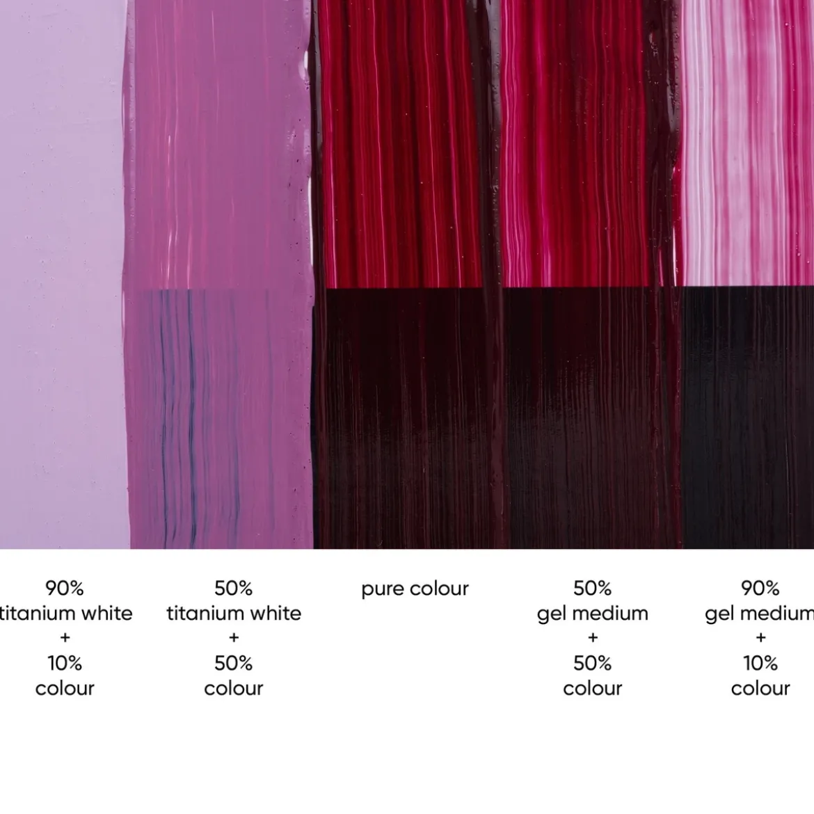 Tri-Art High Viscosity akrylfärg 60 ml Permanent Maroon
