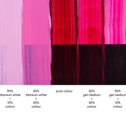 Tri-Art High Viscosity akrylfärg 60 ml Quinacridon Red