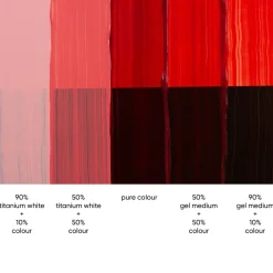 Tri-Art High Viscosity akrylfärg 60 ml Quinacridon Scarlet
