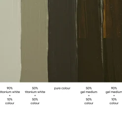 Tri-Art High Viscosity akrylfärg 60 ml Raw Umber