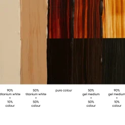 Tri-Art High Viscosity akrylfärg 60 ml Transparent Brown