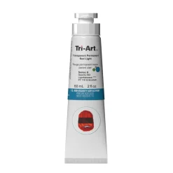 Tri-Art High Viscosity akrylfärg 60 ml Transparent Permanent Red Light