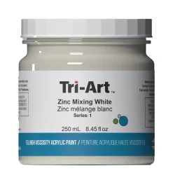 Tri-Art High Viscosity akrylfärg 250 ml Zinc Mixing White