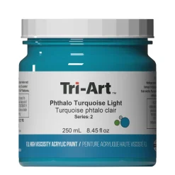 Tri-Art High Viscosity akrylfärg 250 ml Phthalo Turquois Light