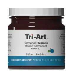 Tri-Art High Viscosity akrylfärg 250 ml Permanent Maroon