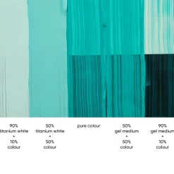 Tri-Art High Viscosity akrylfärg 60 ml Cobalt Teal
