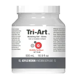 Tri-Art Modeling Gel, blank gelbaserad modelleringspasta / strukturpasta, 500 ml