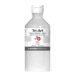 Tri-Art Polymer Medium Gloss 250 ml, blankt förtunningsmedel för akrylfärg