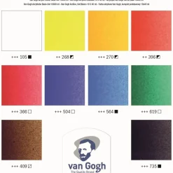 Van Gogh akrylfärg - Basic set 10x40 ml