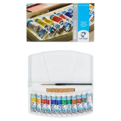 van Gogh akvarellfärger i set – 12x10 ml basfärger