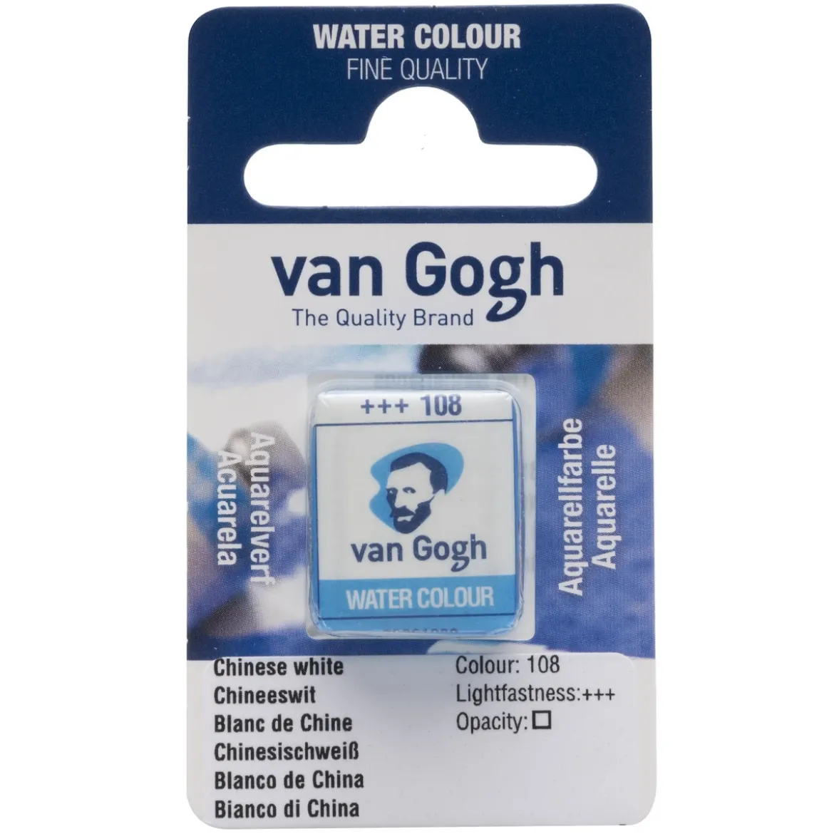 van Gogh akvarellfärg halvkopp – Chinese White 108