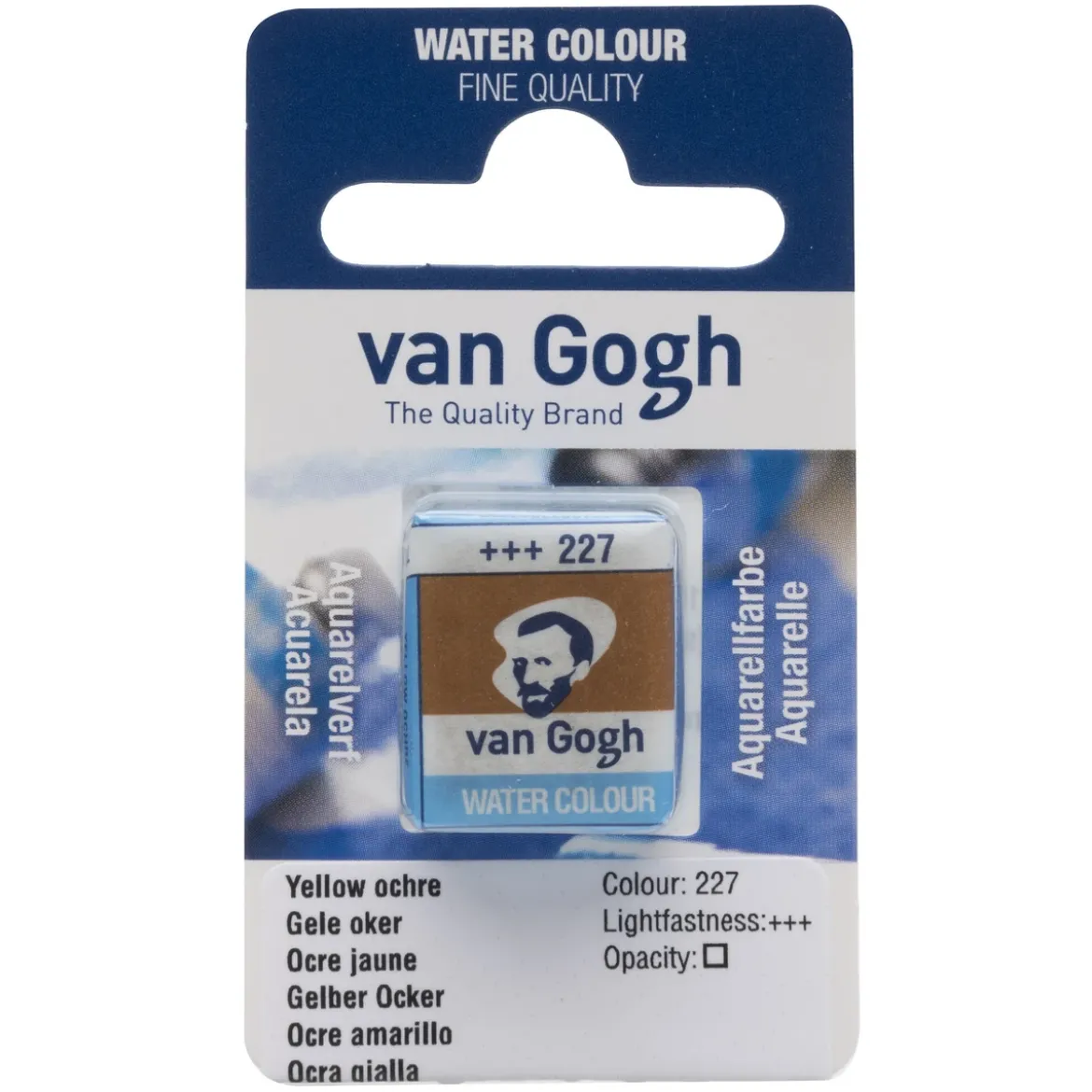 van Gogh akvarellfärg halvkopp – Yellow Ochre 227