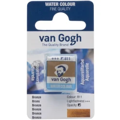 van Gogh akvarellfärg halvkopp – Bronze 811