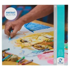 Van Gogh soft pastel set med 36 kritor - Portrait Selection
