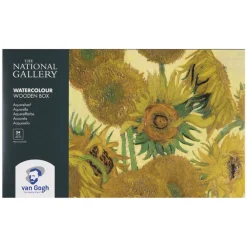 V Gogh akvarellset 24p träetui