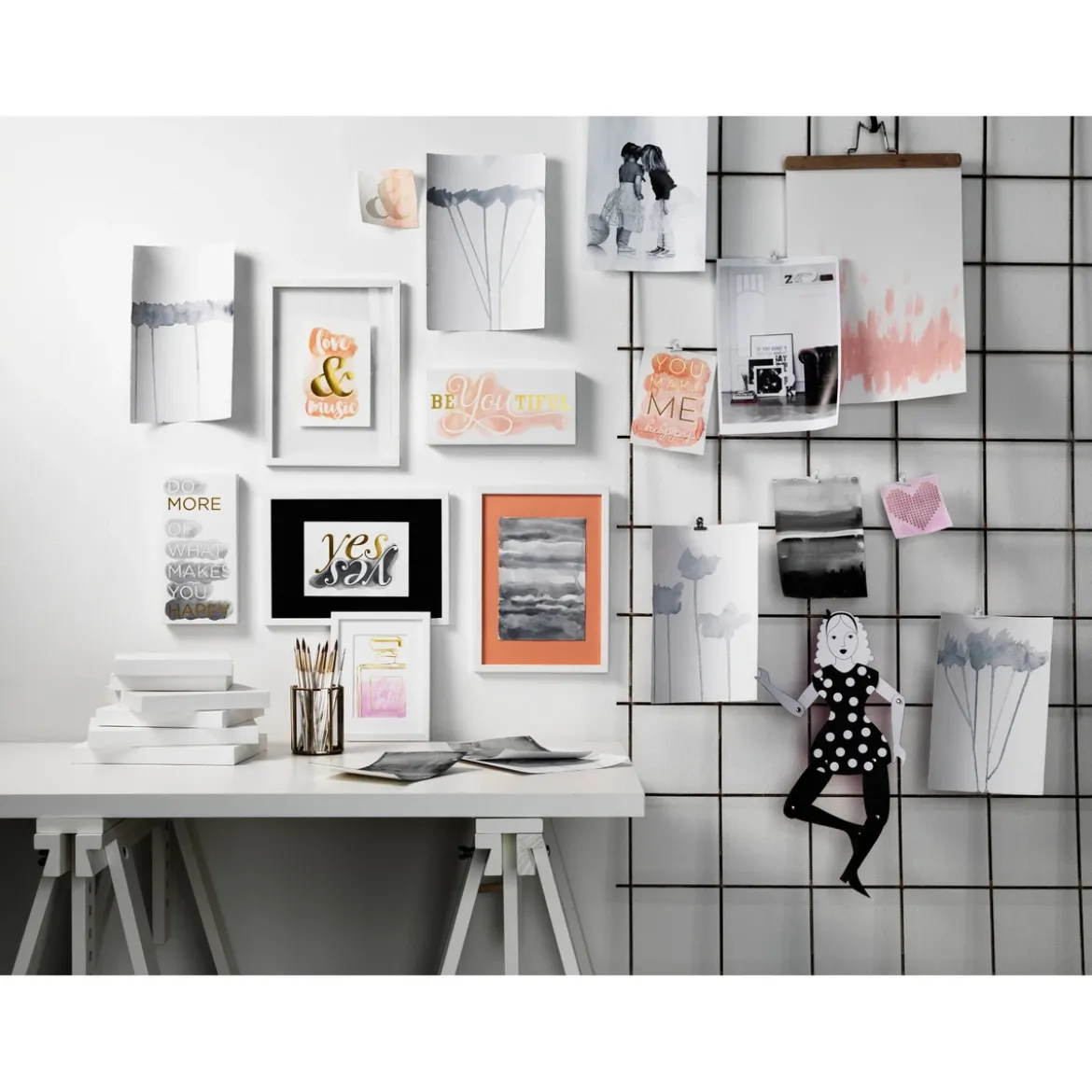 Vit passepartout 28×35 cm – innermått 19×24 cm