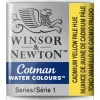 Winsor & Newton Cotman akvarellfärg halvkopp Cadmium Yellow Pale Hue 119