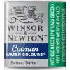 Winsor & Newton Cotman akvarellfärg halvkopp Intense Green 329
