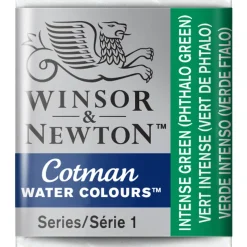 Winsor & Newton Cotman akvarellfärg halvkopp Intense Green 329