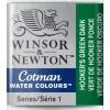 Winsor & Newton Cotman akvarellfärg halvkopp Hookers Green Dark 312