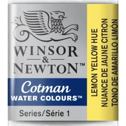 Winsor & Newton Cotman akvarellfärg halvkopp Lemon Yellow Hue 346