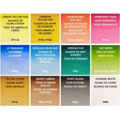 Winsor & Newton Cotman Brush Pocket Palette Set, 12 halvkoppar + pensel